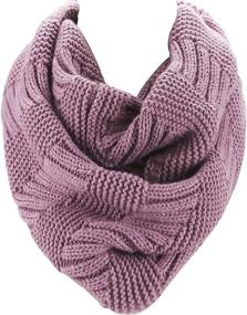 img 4 attached to 🧣 Marte Joven Infinity Fashion Women's Accessories - Knitted Scarves & Wraps