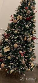 img 8 attached to 6шт сапфировые блестящие шарики из пенопласта с блестками рождественские украшения-идеально подходят для украшения рождественской елки и праздничных свадеб!