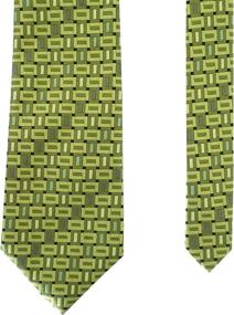 img 1 attached to 👔 Towergem Rectangle Jacquard PA2 002 Necktie - Top Men's Accessories for Ties, Cummerbunds & Pocket Squares