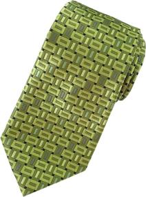 img 4 attached to 👔 Towergem Rectangle Jacquard PA2 002 Necktie - Top Men's Accessories for Ties, Cummerbunds & Pocket Squares