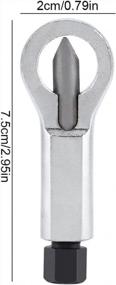 img 2 attached to 45# Steel Heavy Duty Nut Splitter Single, Broken Damaged Screw Nut Removal Splitting Tools 4 Sizes (7.52Cm/2.950.79In)