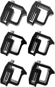 img 1 attached to 🚚 Y-Autopart Mounting Clamps for Truck Caps Camper Shell - Powder-Coated Replacement for Chevy Silverado Sierra 1500 2500 3500, Dodge Dakota Ram 1500 2500 3500, F150 F250, Toyota Tundra - Set of 6 (Black)