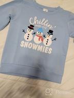 img 1 attached to Adorable Christmas Sweater: Baby Boys Rocking the Chillin with My Snowmies Design! review by Jared Winebrenner