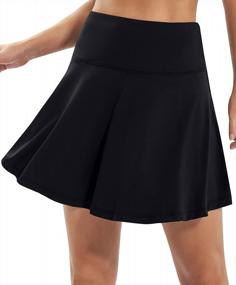 img 4 attached to Ewedoos Tennis Skirt For Women With 3 Pockets High Waisted Skort Athletic Golf Skorts Skirts For Women Tennis Skirts