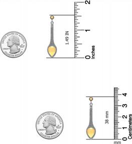 img 2 attached to Балийские антикварные филигранные серьги LeCalla'S - серебро 925 пробы для женщин и подростков
