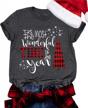 rock the holidays with buffalo plaid christmas tree tees for women - fun and festive graphic t-shirts logo