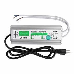 img 4 attached to Power Your LED Strip With Ease: BINZET DC12V 8.5A 100 Watt LED Power Supply Driver Transformer