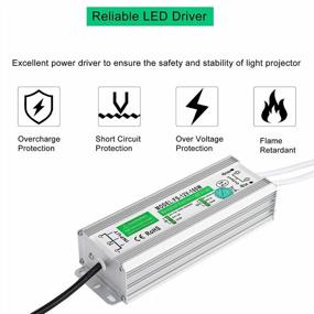 img 1 attached to Power Your LED Strip With Ease: BINZET DC12V 8.5A 100 Watt LED Power Supply Driver Transformer