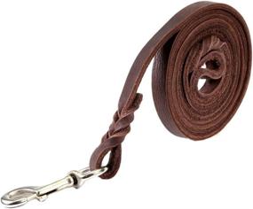 img 1 attached to Dogs Kingdom Genuine Leather Training Dogs ... Training & Behavior Aids