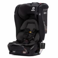 diono radian 3rxt safeplus, 4-in-1 convertible car seat, rear and forward facing, safeplus engineering, 3 stage infant protection, 10 years 1 car seat, slim fit 3 across, black jet логотип