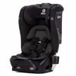 diono radian 3rxt safeplus, 4-in-1 convertible car seat, rear and forward facing, safeplus engineering, 3 stage infant protection, 10 years 1 car seat, slim fit 3 across, black jet logo