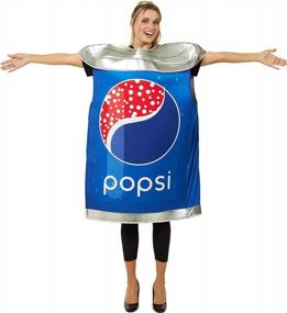 img 3 attached to One-Size-Fits-All Beverage Can Halloween Costume For Women And Men - Slip-On Design