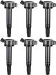 autosaver88 ignition coil 6-pack compatible with avalon camry highlander rav4 sienna venza, es350 is350 rx350 rx450h v6 3.5l replacement for uf487 c1601 logo