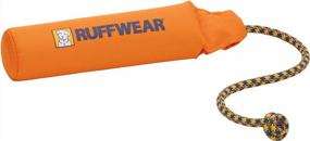 img 4 attached to RUFFWEAR Medium Floating Dog Toy, Lunker Durable Campfire Orange