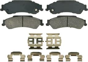 img 4 attached to 🚗 Enhance Your Car's Braking Performance with Wagner QuickStop ZD729 Ceramic Disc Brake Pad Set