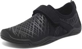 img 4 attached to Fantiny Lightweight Comfort Athletic DKSX Black 36 Boys' Shoes : Outdoor