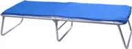 🏕️ gigatent portable folding camping cot - elevated adult tent bed with mattress pad and carrying bag, lightweight for indoor and outdoor use logo