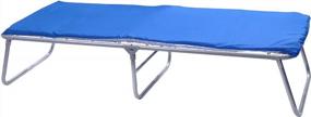 img 4 attached to 🏕️ GigaTent Portable Folding Camping Cot - Elevated Adult Tent Bed with Mattress Pad and Carrying Bag, Lightweight for Indoor and Outdoor Use