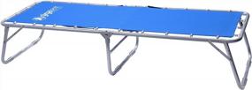 img 2 attached to 🏕️ GigaTent Portable Folding Camping Cot - Elevated Adult Tent Bed with Mattress Pad and Carrying Bag, Lightweight for Indoor and Outdoor Use