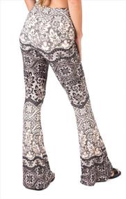 img 2 attached to Women'S SATINA Palazzo Pants: Buttery Soft High Waisted Flare & Legging Styles In 16 Colors!