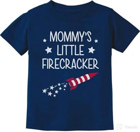 img 4 attached to Mommys Little Firecracker Toddler T Shirt Apparel & Accessories Baby Girls best: Clothing