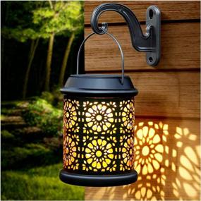 img 4 attached to Illuminate Your Outdoor Spaces With DenicMic Solar Lantern - Stylish, Waterproof And Easy To Hang