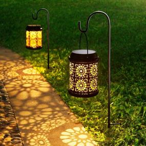 img 3 attached to Illuminate Your Outdoor Spaces With DenicMic Solar Lantern - Stylish, Waterproof And Easy To Hang