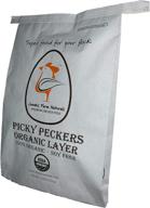 picky peckers 10 lbs organic chicken layer feed - usda certified, 100% organic logo
