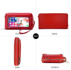 img 3 attached to Wallet Canvas Crossbody Shoulder Girlsl Women's Handbags & Wallets ~ Shoulder Bags