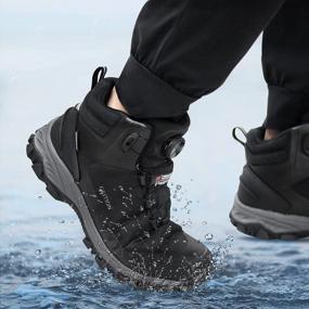 img 3 attached to Сохраняйте комфорт и безопасность в любых приключениях с водонепроницаемыми походными ботинками GRITION