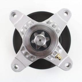 img 1 attached to OakTen Spindle Assembly For Cub Cadet MTD Troy Bilt 918-04126 918-04125 618-04126 618-04125 Toro 112-0370