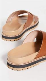 img 1 attached to Crisscross Lug Sandals For Women By Madewell - The Patty Style