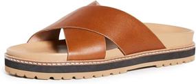 img 4 attached to Crisscross Lug Sandals For Women By Madewell - The Patty Style
