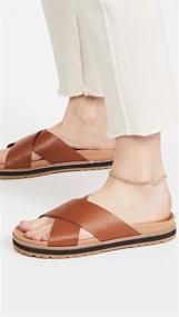 img 2 attached to Crisscross Lug Sandals For Women By Madewell - The Patty Style