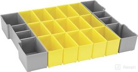 img 1 attached to 🧰 BOSCH ORG1A-YELLOW Organizer Set for L-BOXX-1A | Click & Go Mobile Transport System | 17-Piece
