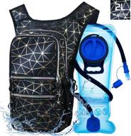 🎒 mothybot hiking hydration pack backpack: stay hydrated with 2l water bladder, ideal for festivals, raves, hiking, biking, climbing, and running - perfect for men and women with 5 pockets and concealed back pockets логотип