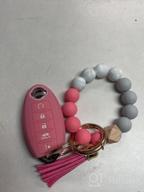 img 1 attached to Stylish And Functional: Coolcos Silicone Key Ring Bracelet For Women And Girls review by Anil Campbell