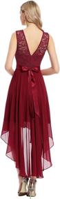 img 3 attached to BeryLove Vintage Chiffon Wedding 35PinkM Women's Clothing ~ Dresses