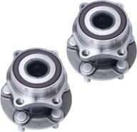 high-quality rear wheel hub and bearing assembly for scion fr-s, subaru brz, forester, legacy, outback, impreza - auqdd 512401 x2 (pair) [5 lug hub] логотип