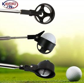 img 1 attached to Portable Stainless Steel Golf Ball Retriever With Telescopic Pick Up Scoop Tool - Lightweight At Only 6.6 Oz