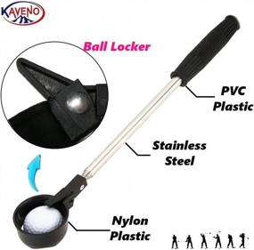 img 2 attached to Portable Stainless Steel Golf Ball Retriever With Telescopic Pick Up Scoop Tool - Lightweight At Only 6.6 Oz