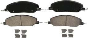 img 4 attached to 🔥 Wagner QuickStop ZD1081: Superior Ceramic Disc Brake Pad Set for Enhanced Stopping Power