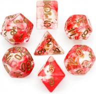 roll in style with udixi polyhedral skull dice set for rpg, mtg, and board games логотип