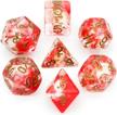 roll in style with udixi polyhedral skull dice set for rpg, mtg, and board games logo