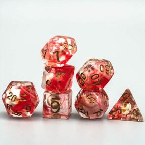 img 3 attached to Roll In Style With UDIXI Polyhedral Skull Dice Set For RPG, MTG, And Board Games
