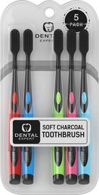 img 4 attached to 🌈 Children's Colorful Charcoal Toothbrush for Effective Whitening