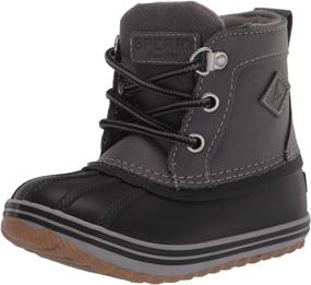 img 4 attached to Sperry Top Sider Bowline Boot Black Boys' Shoes ~ Outdoor