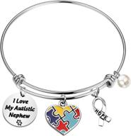 wsnang awareness jewelry daughter grandmother girls' jewelry : bracelets logo