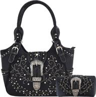 western leather concealed country shoulder women's handbags & wallets via shoulder bags logo