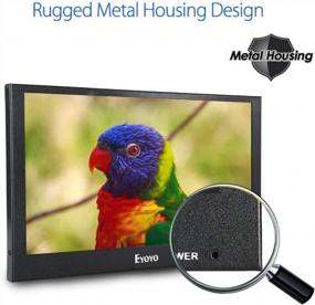 img 1 attached to Eyoyo 1920X1080 Monitor with Integrated Speakers, 12-inch Security Display, IPS Panel, HDMI Connectivity: 3216564275